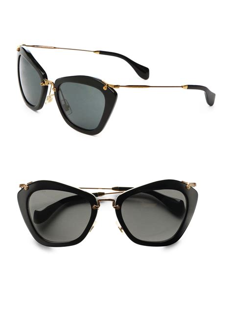 miu miu sunglasses cat eye black|miu miu sunglasses sale.